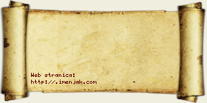 Isak Tasić vizit kartica